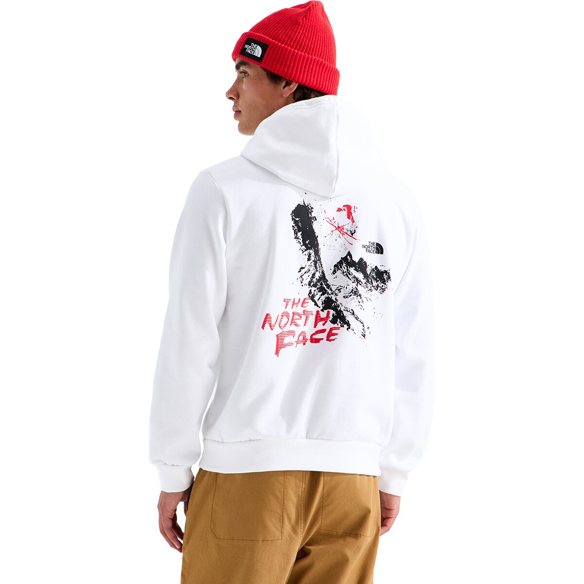 Image of The North Face Evolution Descent Regular Hoodie - Men's TNF White, XL