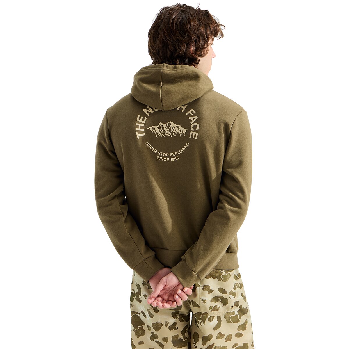 Image of The North Face Evolution TNF NSE Regular Hoodie - Men's Caraway Seed, M