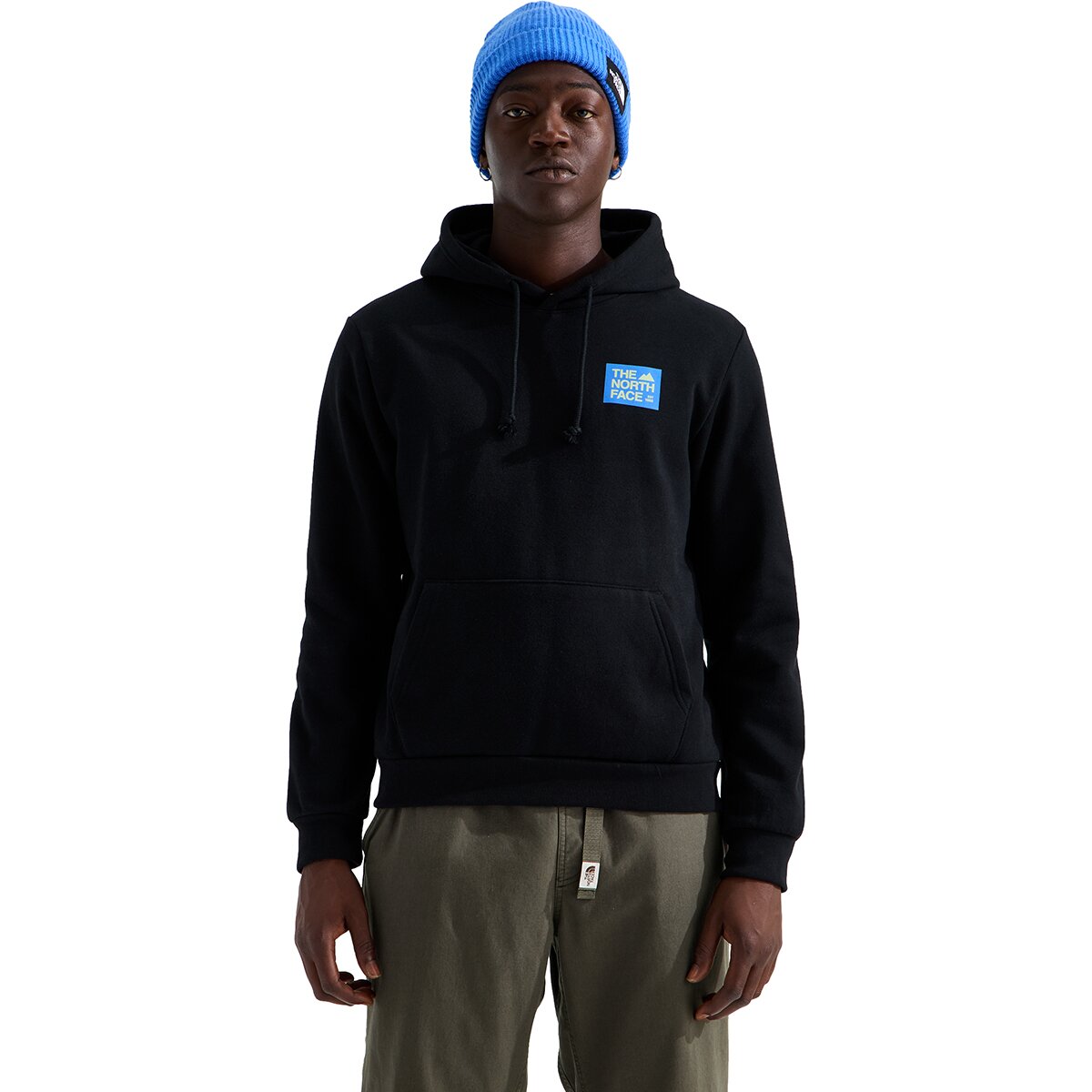 Image of The North Face Evolution TNF Peak Regular Hoodie - Men's TNF Black, M