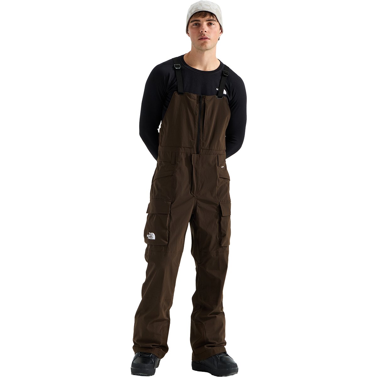 Image of The North Face Freedom Bib Pant - Men's Dark Chestnut, M/Short