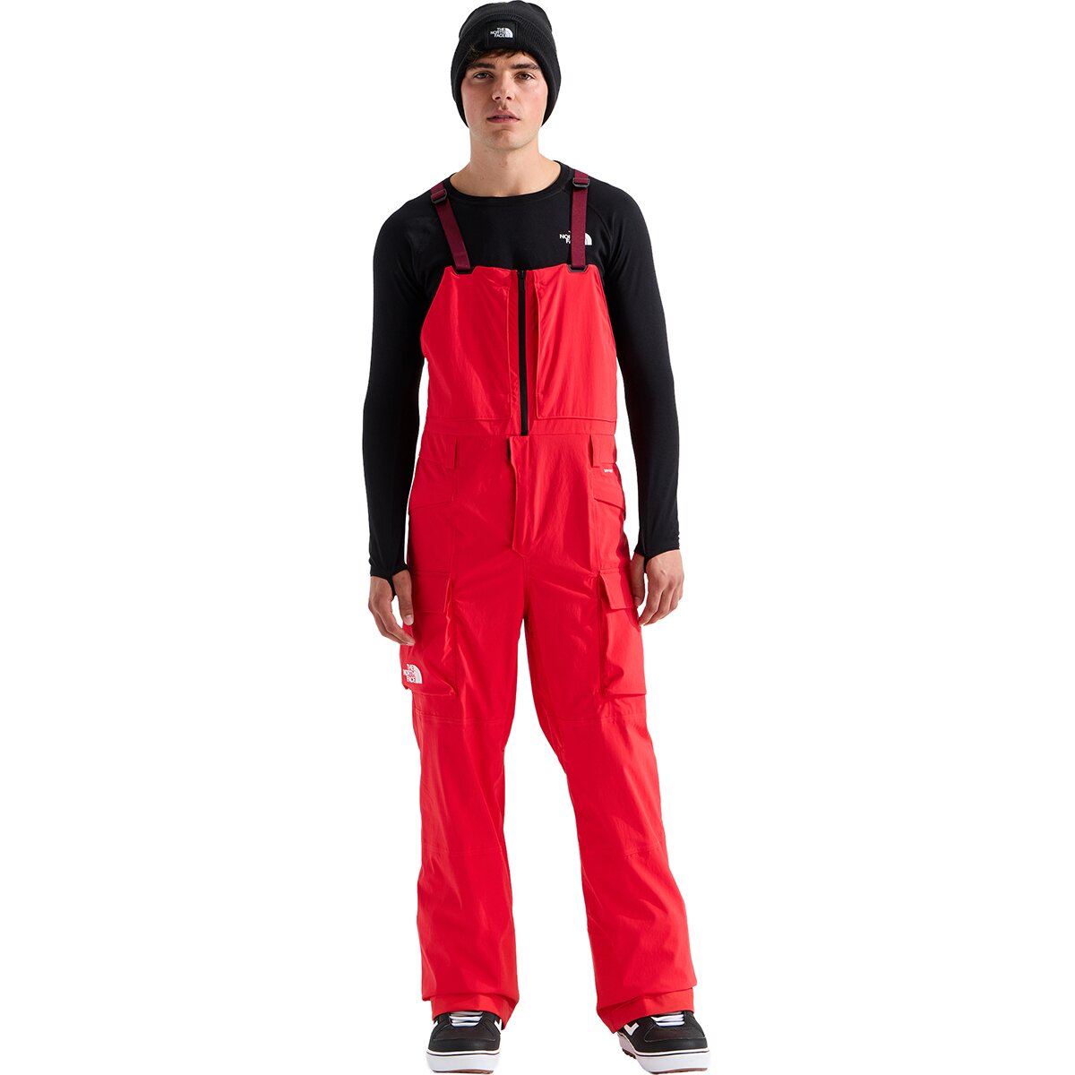Image of The North Face Freedom Bib Pant - Men's Elevation Red, XL/Short