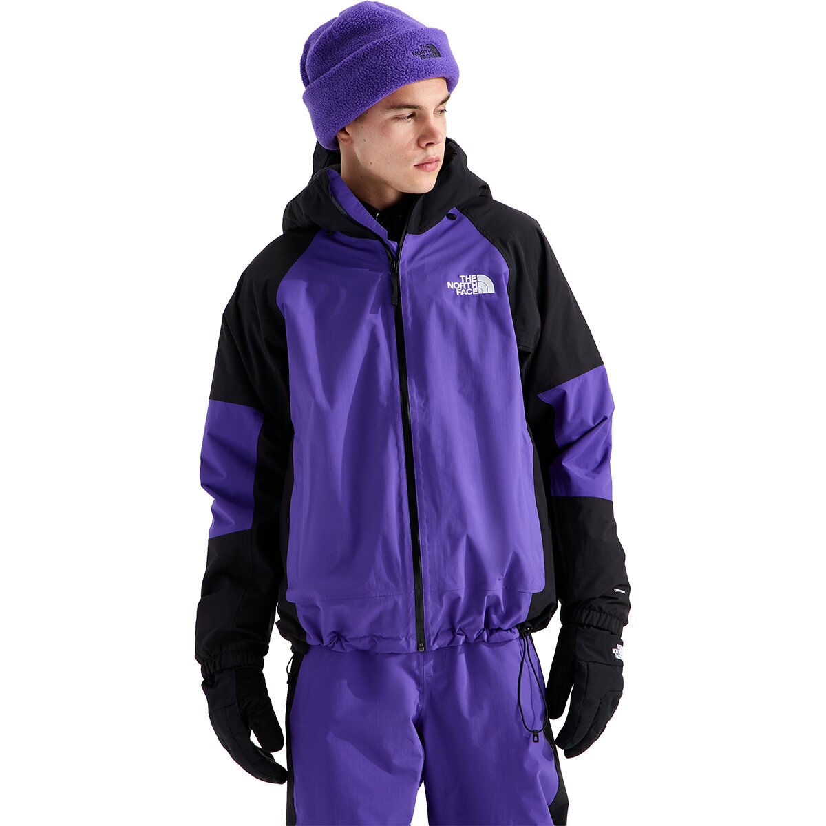 Image of The North Face Slider Jacket - Men's Peak Purple/TNF Black, XL