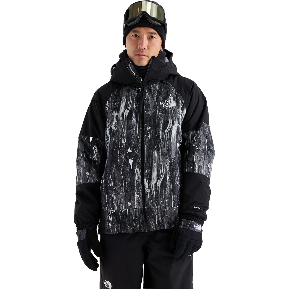 Image of The North Face Slider Print Jacket - Men's TNF Black Impressions Print/TNF Black, XL