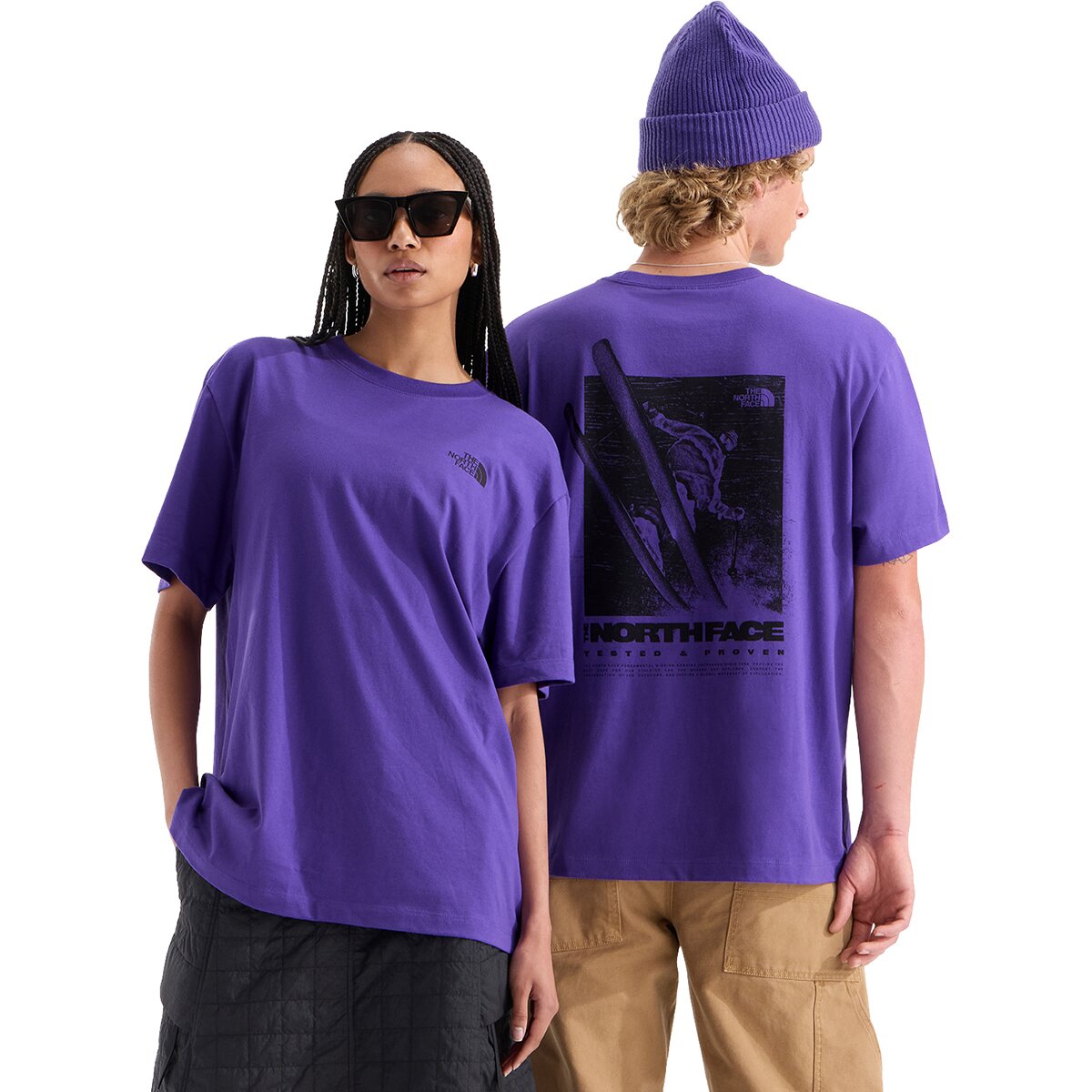 Image of The North Face Tested And Proven Relaxed Short-Sleeve T-Shirt Peak Purple, S