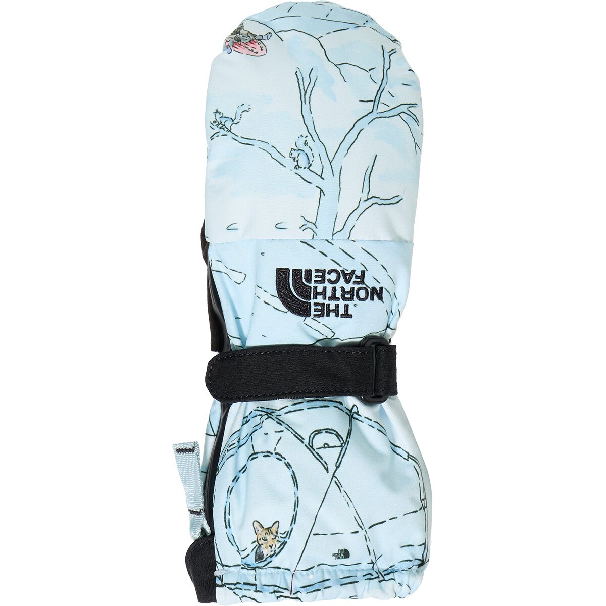 Image of The North Face Montana Mitten - Toddlers' Polar Haze TNF Winter Dogs Print, 2T/3T