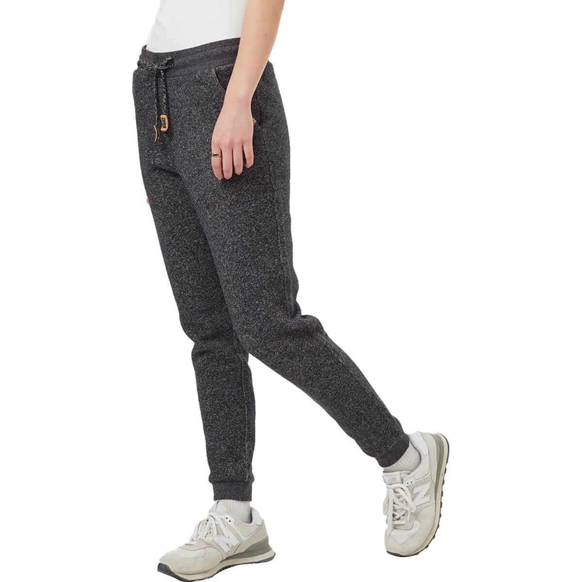 Tentree Bamone Sweat Pant - Women's Meteorite Black Heather, L