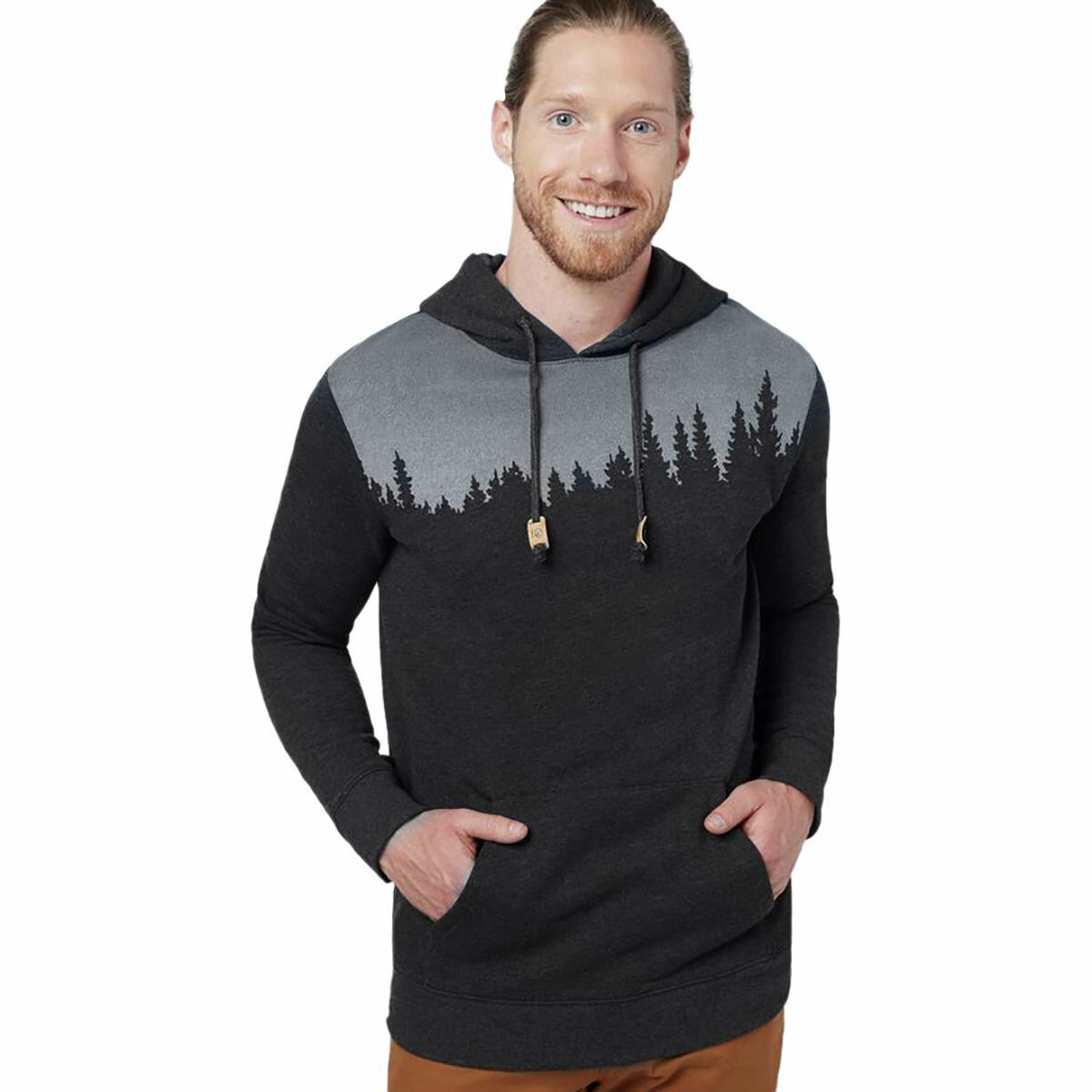 Tentree Juniper Pullover Hoodie - Men's Meteorite Black Heather, XL