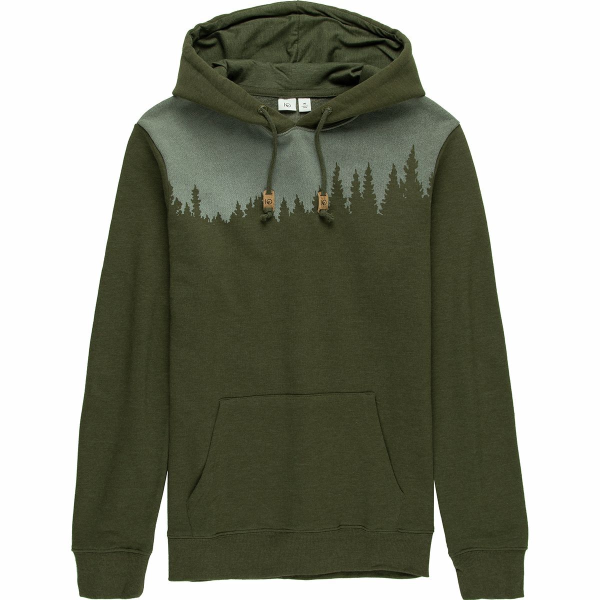 Tentree Juniper Pullover Hoodie - Men's Olive Night Green Heather, XL
