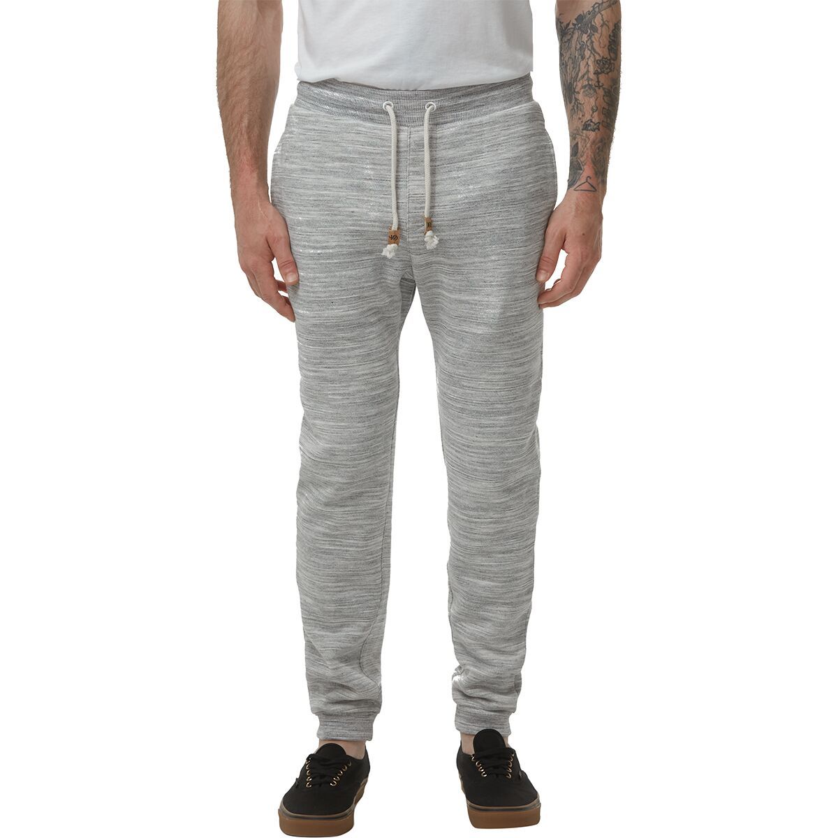 Tentree Atlas Sweatpant - Men's Hi Rise Grey Space Dye, XL
