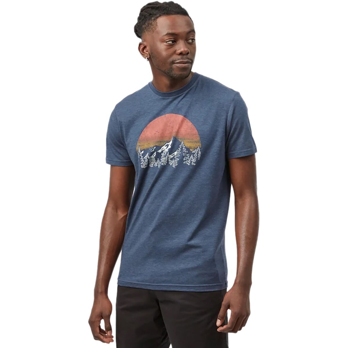 Tentree Vintage Sunset T-Shirt - Men's Moonlit Ocean Heather, XXL
