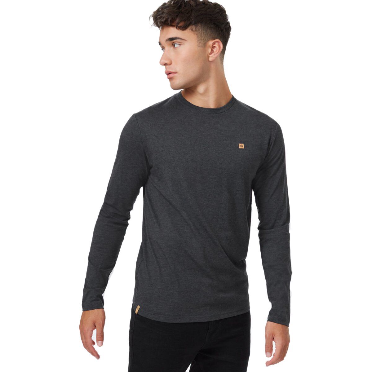 Tentree Classic Long-Sleeve Shirt - Men's Meteorite Black Heather, S