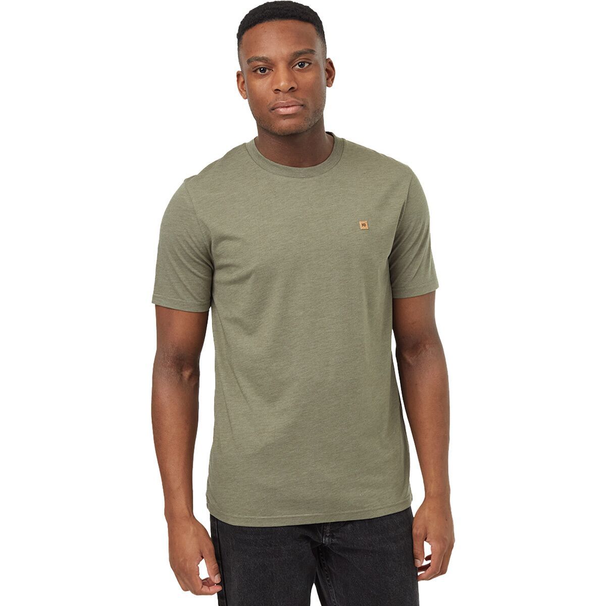 Tentree TreeBlend Classic T-Shirt - Men's Deep Lichen Green Heather, S