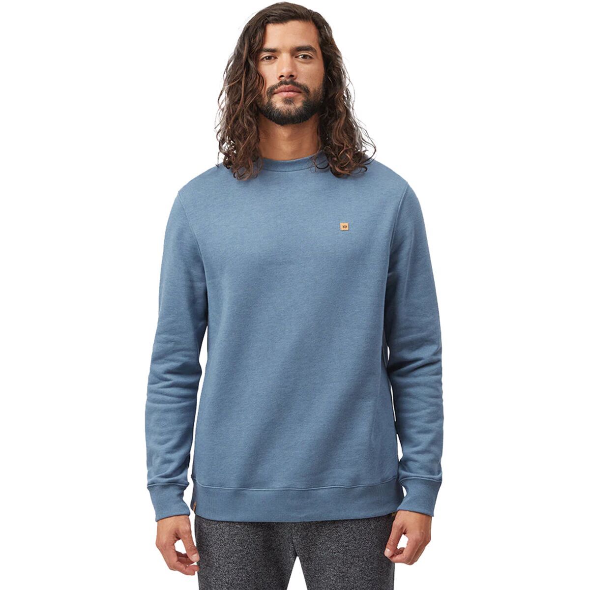 Tentree TreeFleece Classic Crew Sweatshirt - Men's Vintage Blue, XL