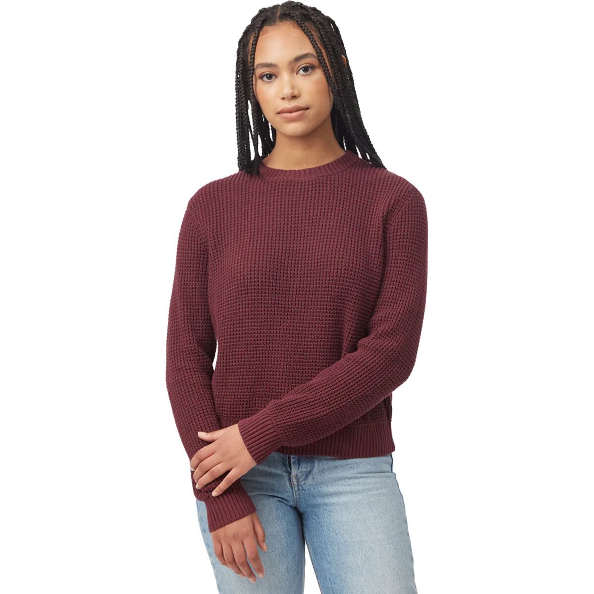 Tentree Highline Crew Sweater - Women's Fig, L