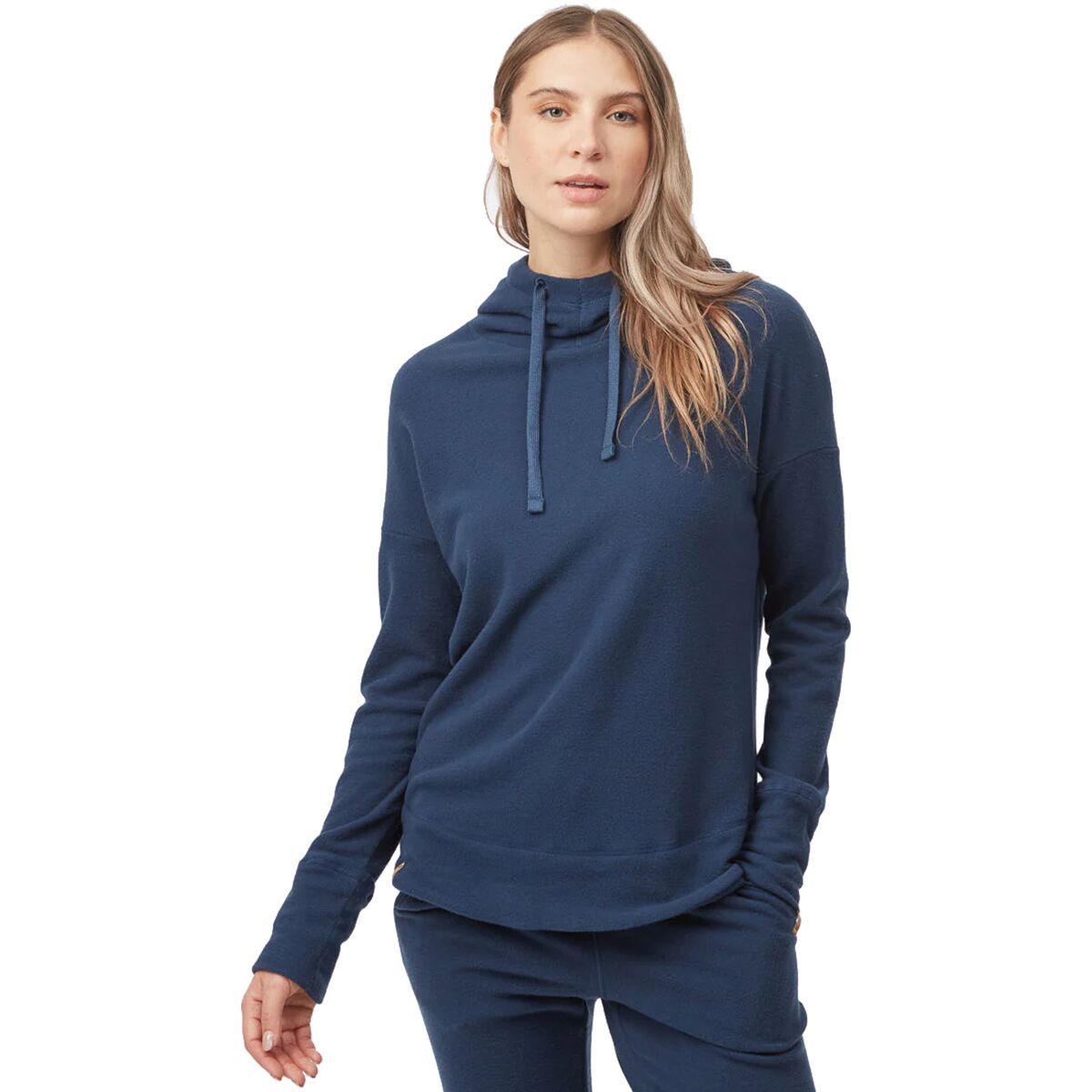 Tentree Luxe Cowl Fleece - Women's Dress Blue, L