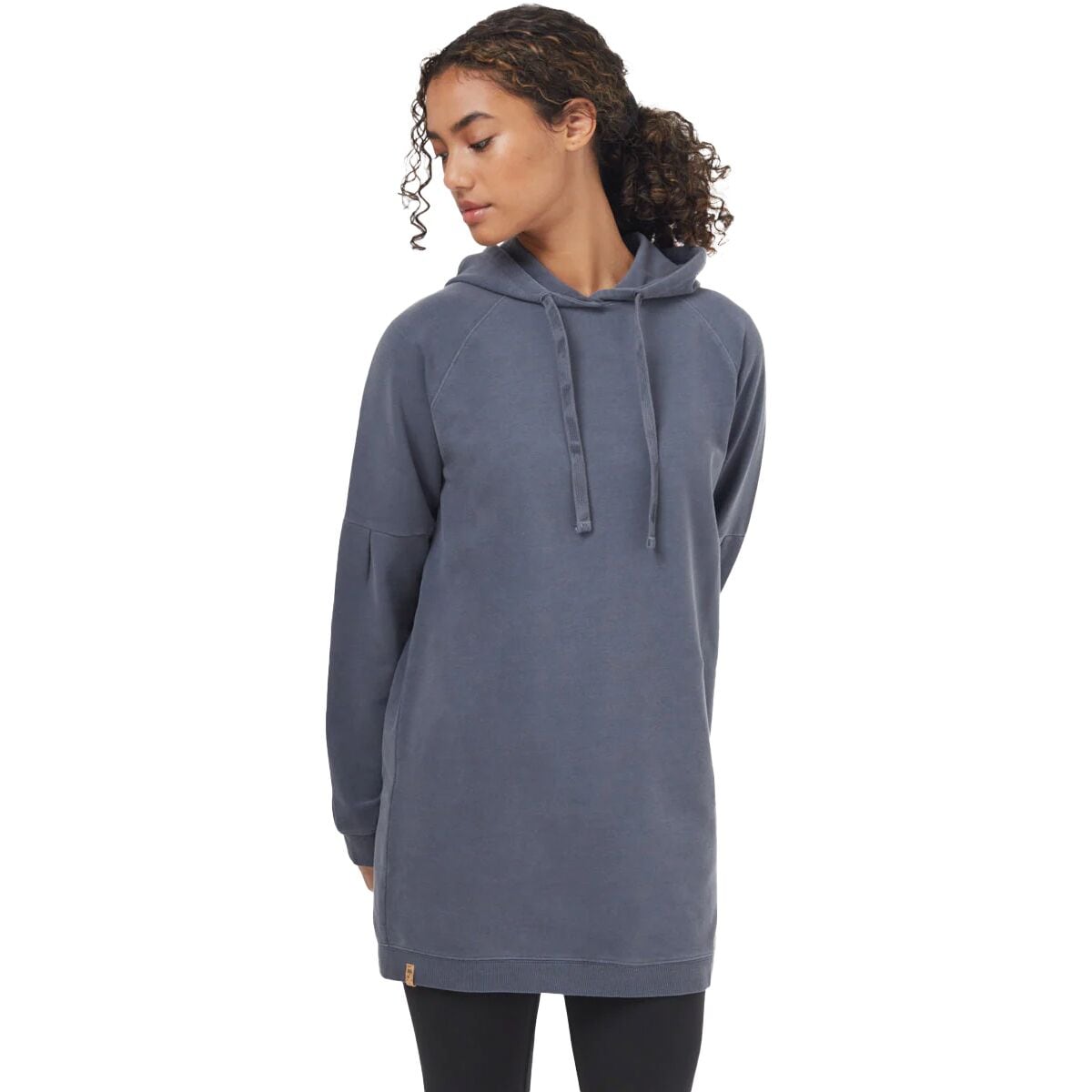 Oversized French Terry Hoodie Dress - Women