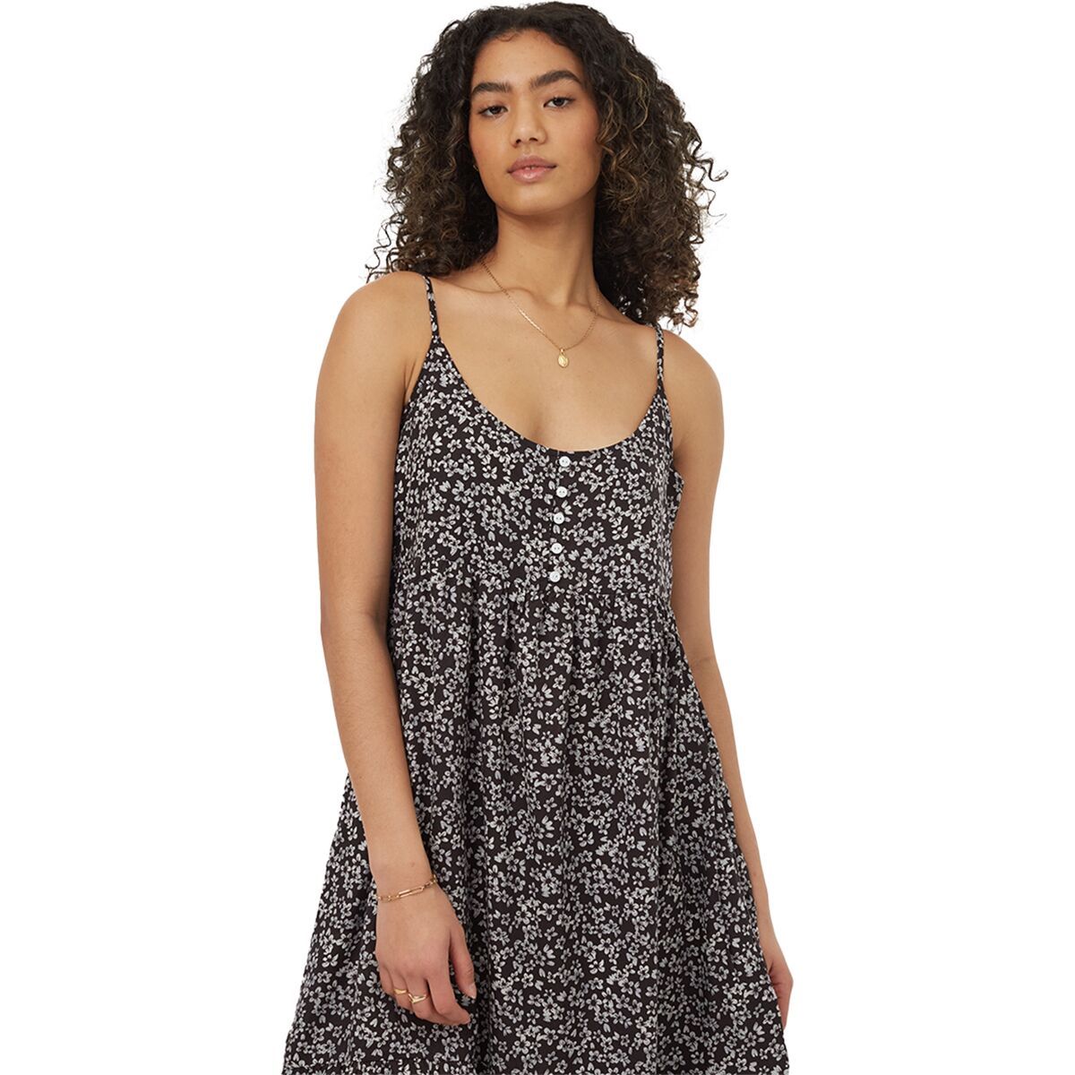 Tentree Tiered Cami Dress - Women's Meteorite Black Floral, XS