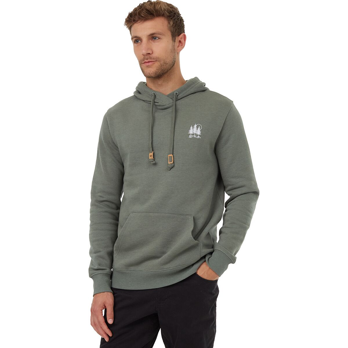 Tentree TreeFleece Golden Forest Hoodie - Men's Agave Green, S