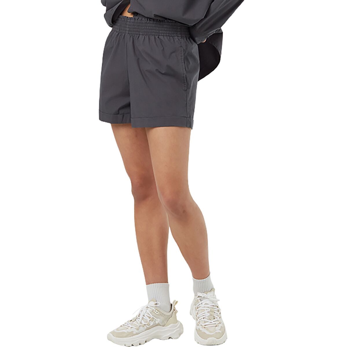 Tentree EcoStretch Cotton Short - Women's Graphite, XS