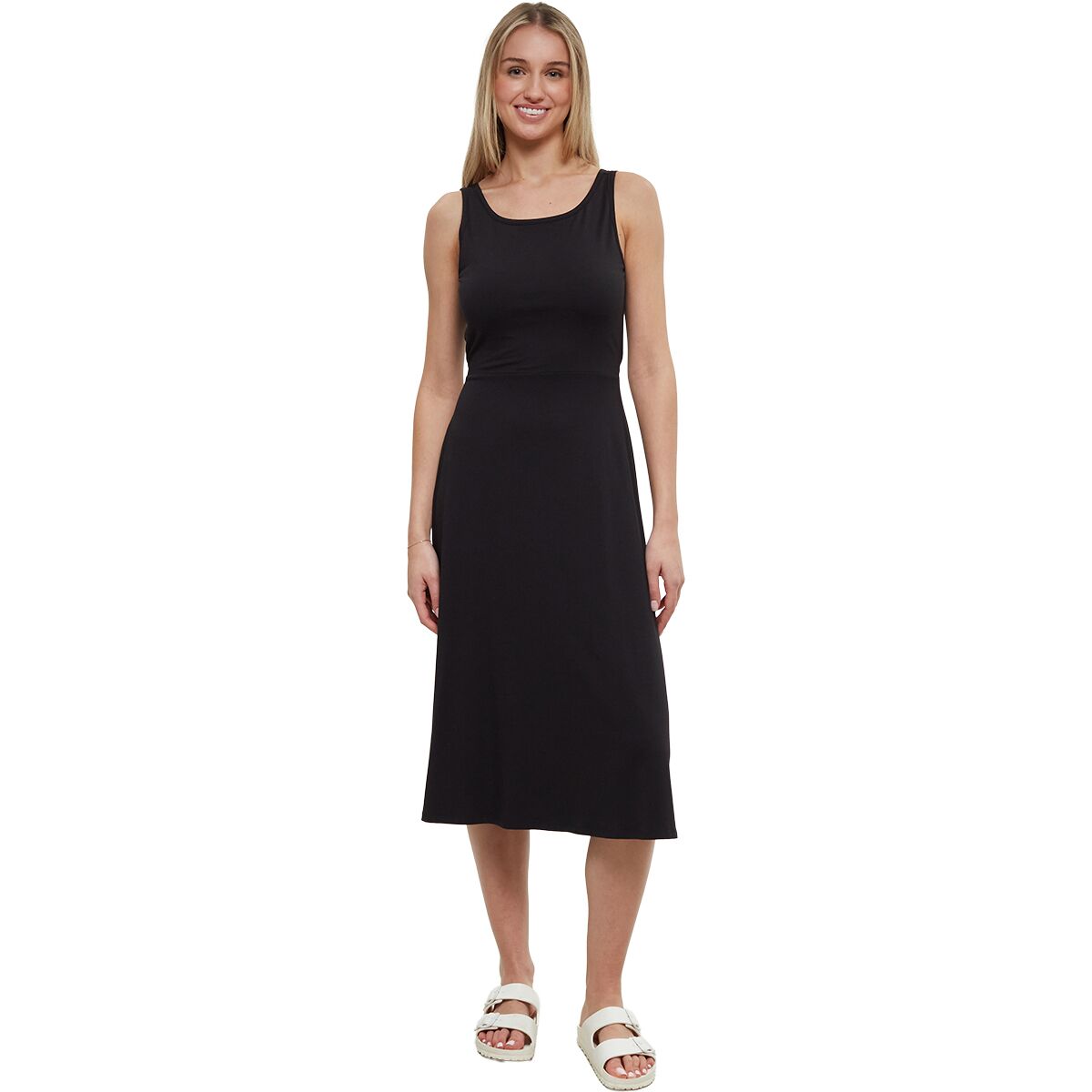 Image of Tentree Cavell Dress - Women's Meteorite Black, S