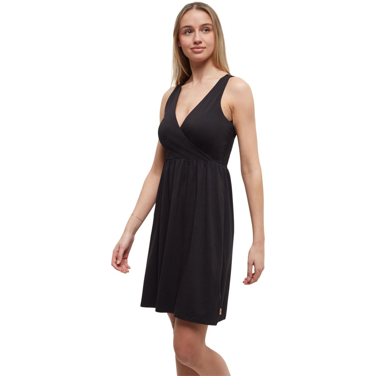 Image of Tentree Cottonwood Dress - Women's Meteorite Black, XL