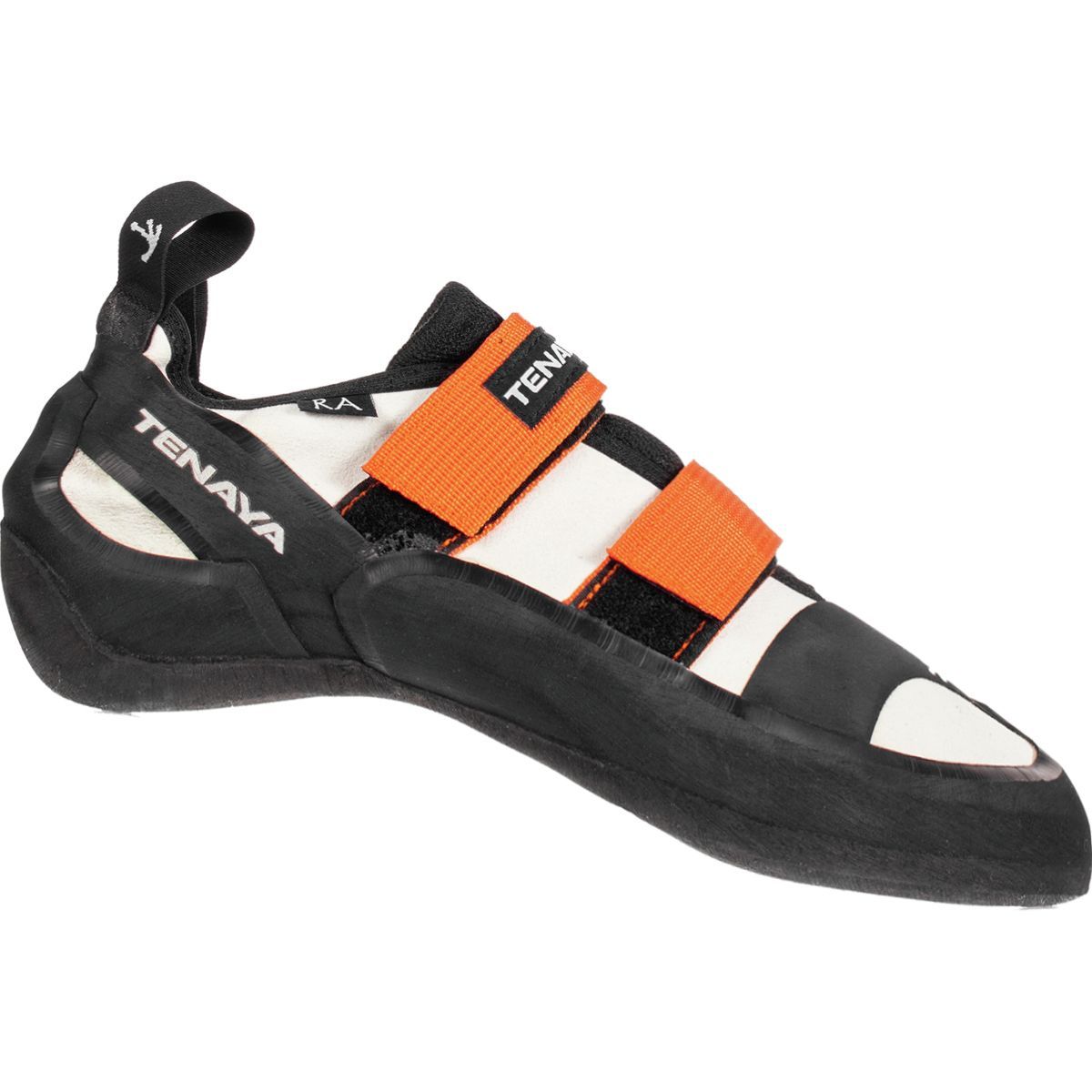 Image of Tenaya RA Climbing Shoe White/Orange, Mens 11.0/Womens 12.0