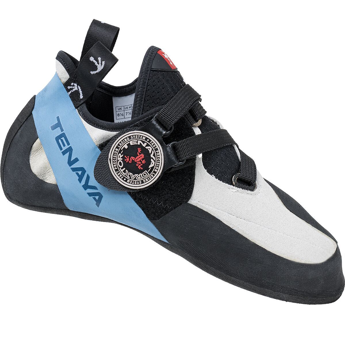 Tenaya Oasi Climbing Shoe White/Blue, Mens 9.5/Womens 10.5