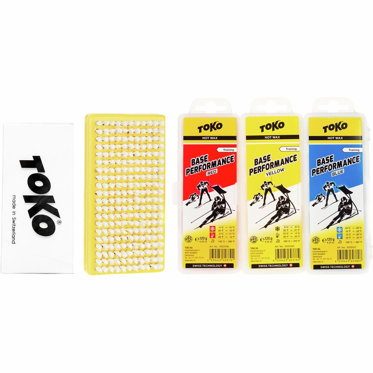 Toko Basic Hot Wax Kit Black/Yellow, One Size