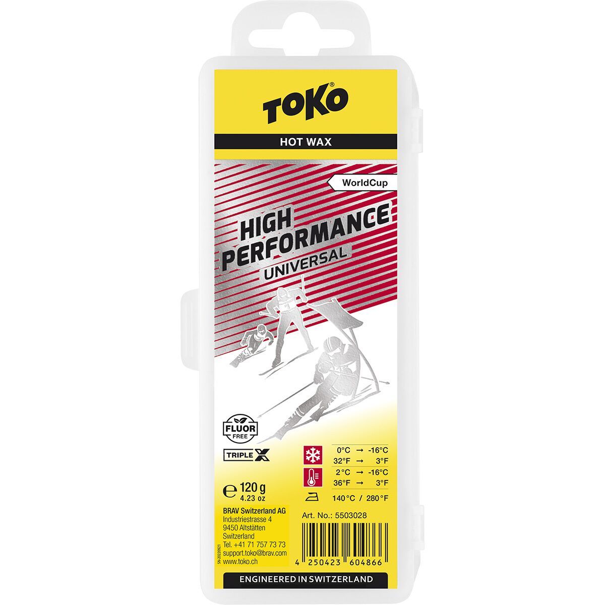 Image of Toko World Cup High Performance Universal Wax Clear, 40g