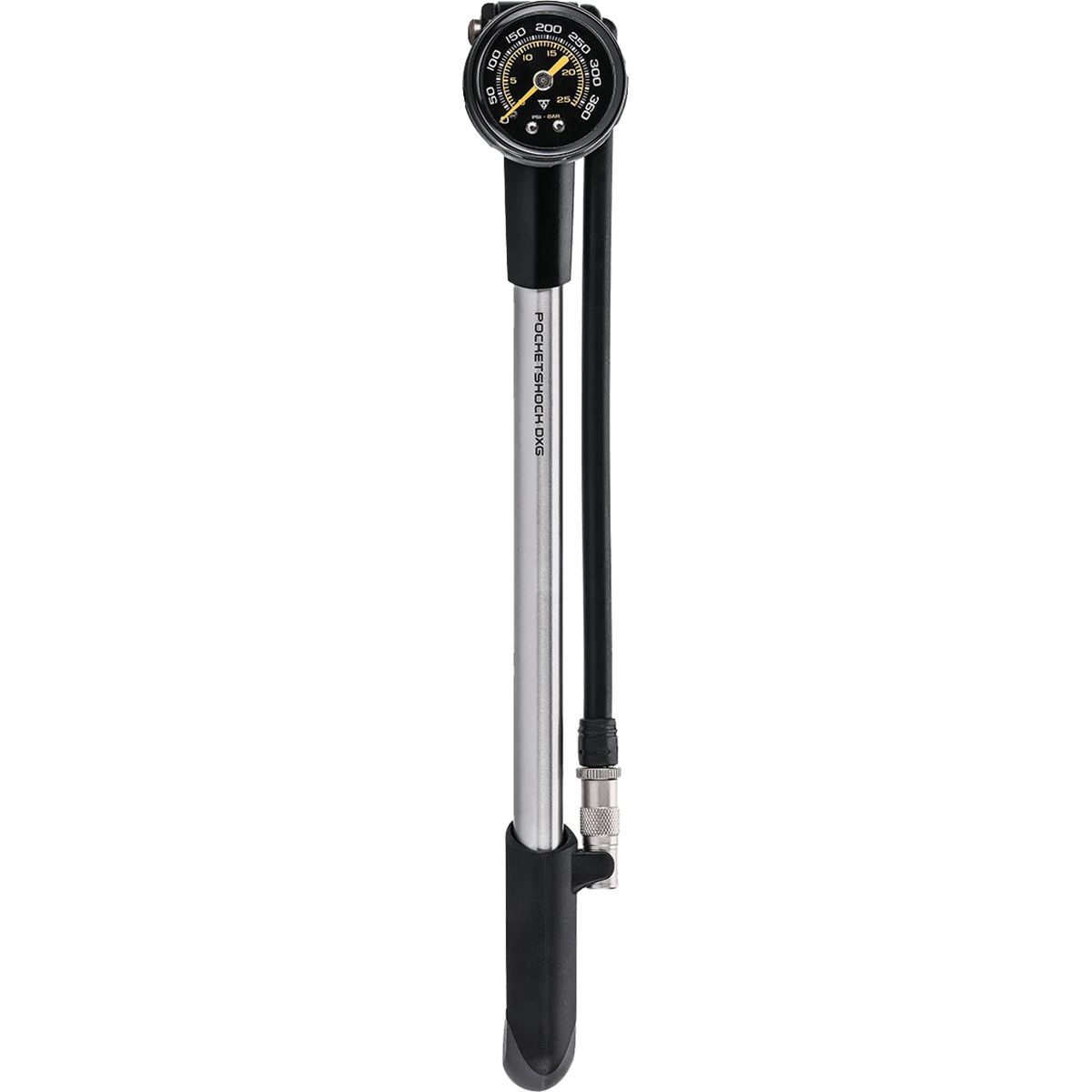 Topeak Topeak Pocket Shock DXG XL Fork & Shock Pump Black/Silver, One Size