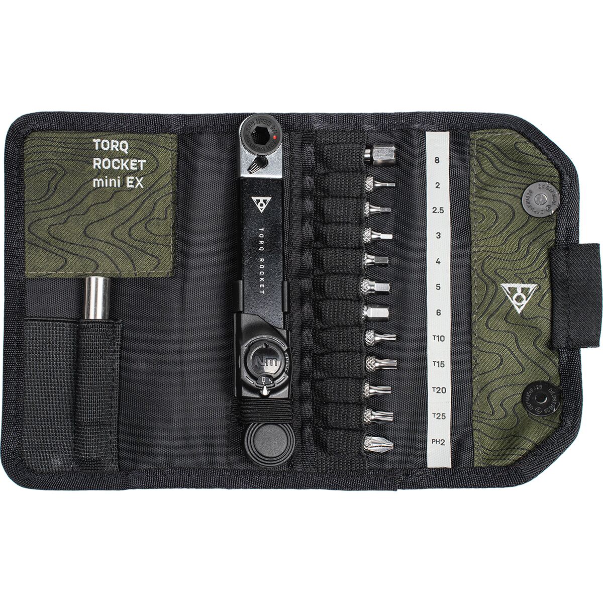 Image of Topeak Torq Rocket MiniX Black/Green, 1-6Nm