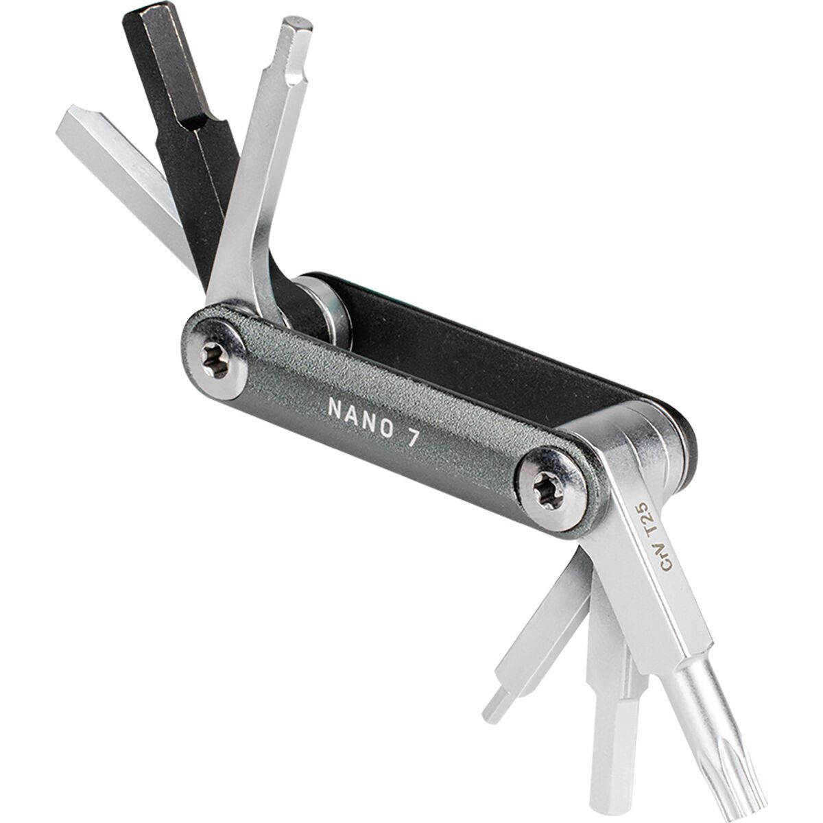 Image of Topeak Nano 7 Multi-Tool Black/Galaxy Gray, One Size