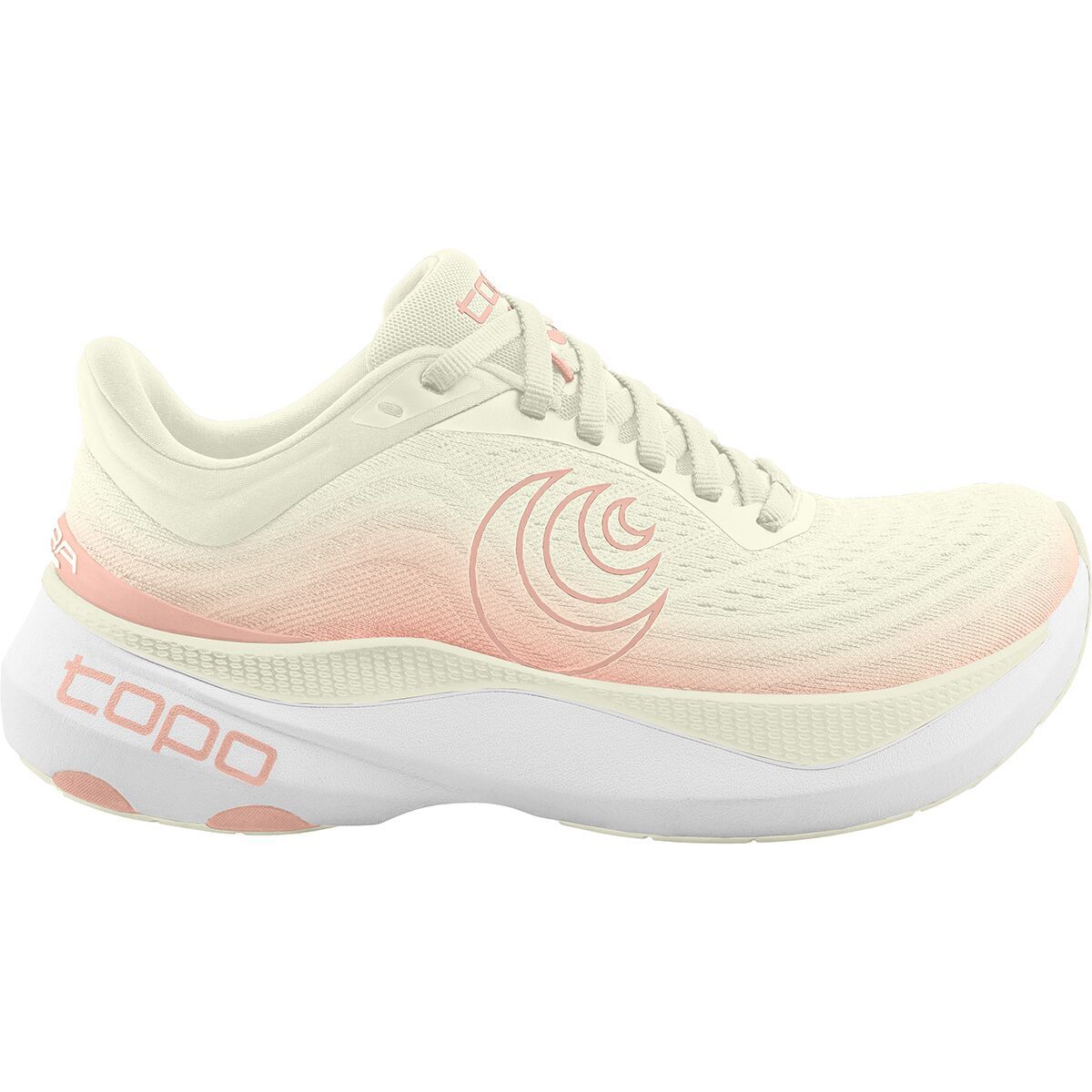 Image of Topo Athletic Aura Running Shoe - Women's Cream/Rose, 8.5