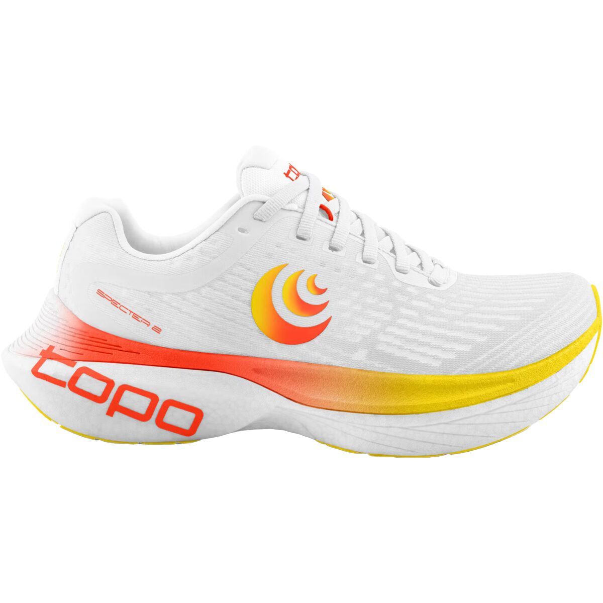 Image of Topo Athletic Specter 2 Running Shoe - Men's White/Sunset, 9.0