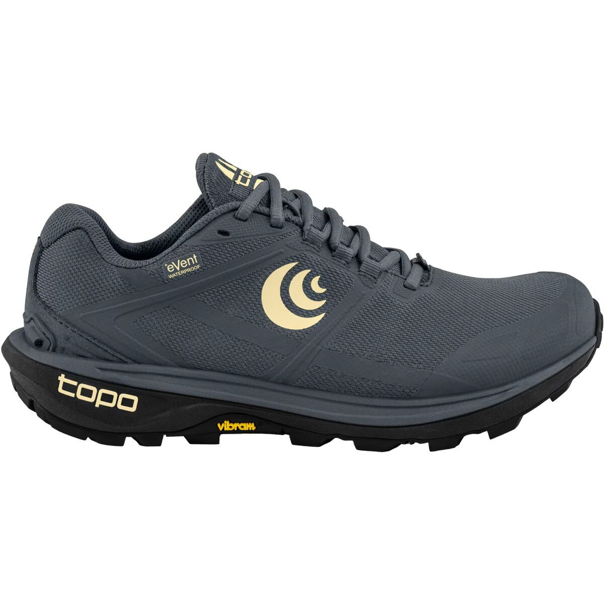 Topo Athletic Terraventure 4 WP Trail Running Shoe - Women's Grey/Butter, 7.0