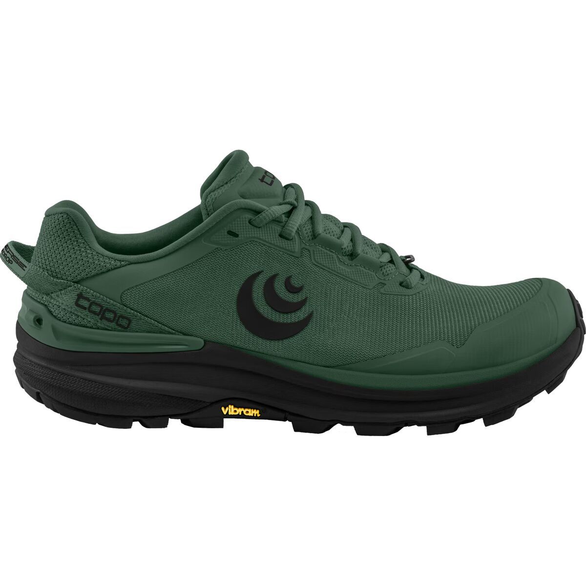 Image of Topo Athletic Traverse Trail Running Shoe - Men's Dark Green/Charcoal, 12.0