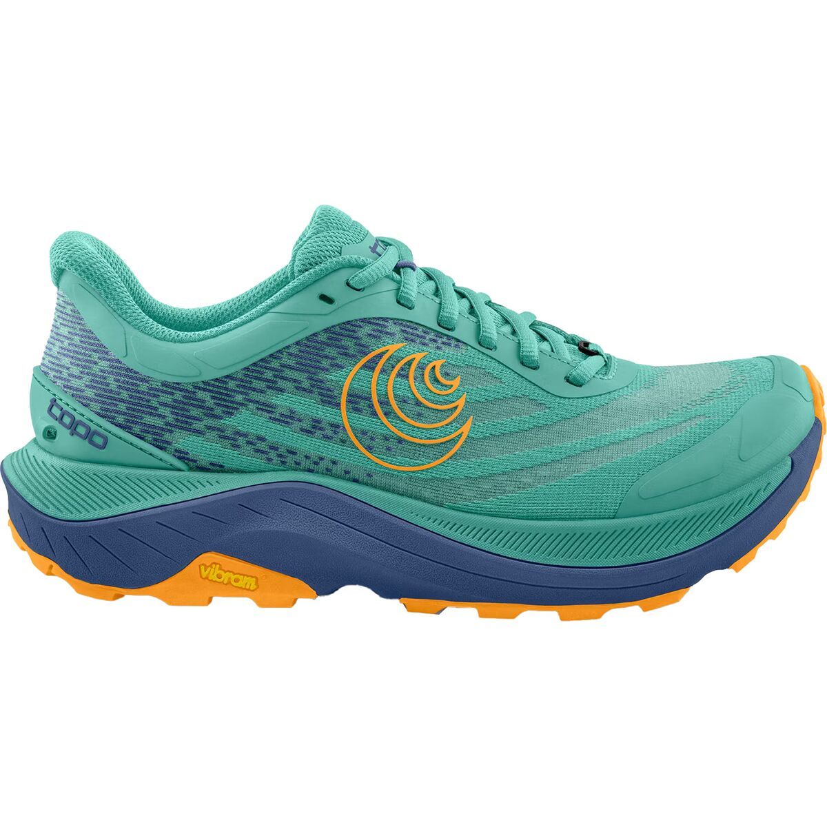 Topo Athletic Ultraventure 4 Trail Running Shoe - Men's Aqua/Orange, 10.5