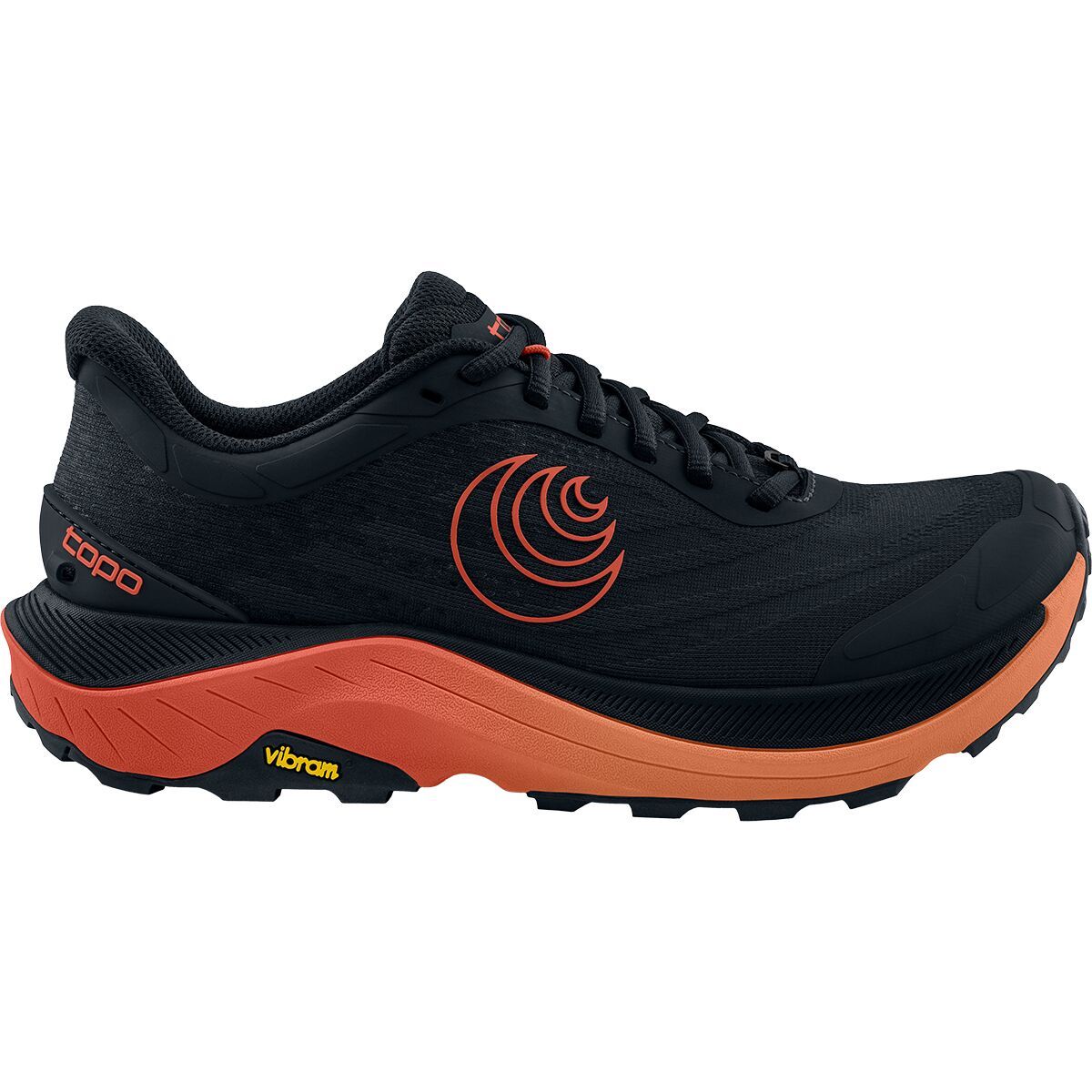 Image of Topo Athletic Ultraventure 4 Trail Running Shoe - Men's Black/Red, 10.0