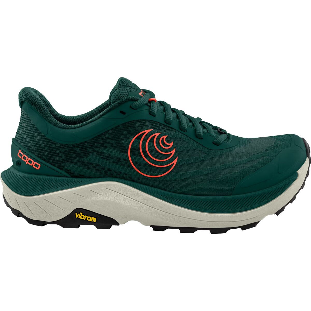 Image of Topo Athletic Ultraventure 4 Trail Running Shoe - Men's Dark Teal/Orange, 10.0