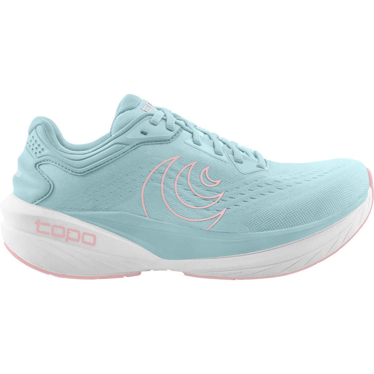 Image of Topo Athletic Phantom 4 Running Shoe - Women's Dusty Blue/Pink, 8.0