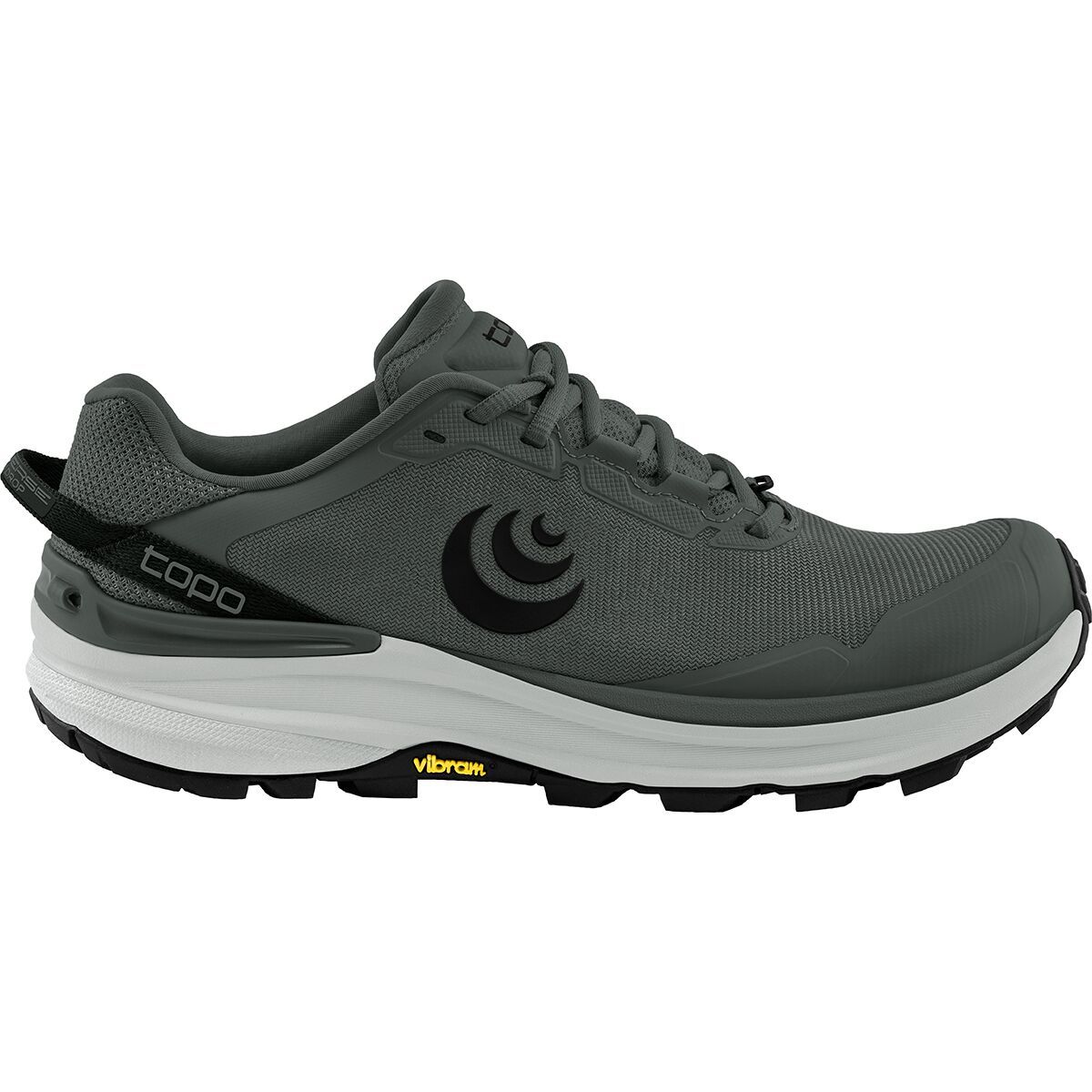 Image of Topo Athletic Traverse Wide Trail Running Shoe - Men's Grey/Charcoal, 10.5