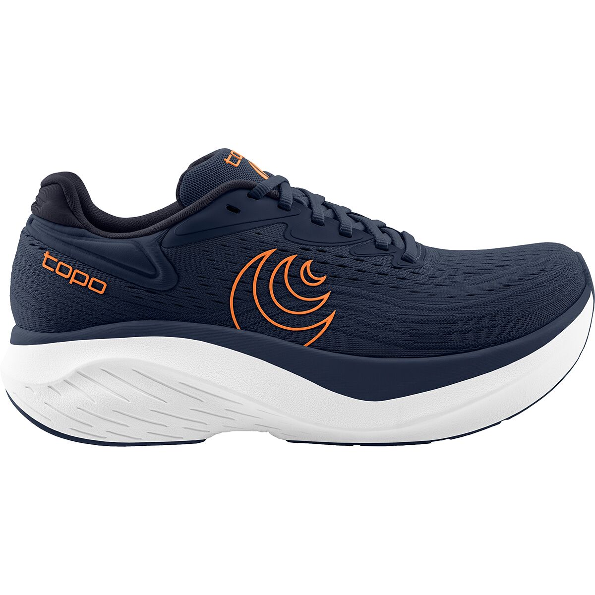 Image of Topo Athletic Atmos 2 Running Shoe - Men's Navy/Orange, 12.0