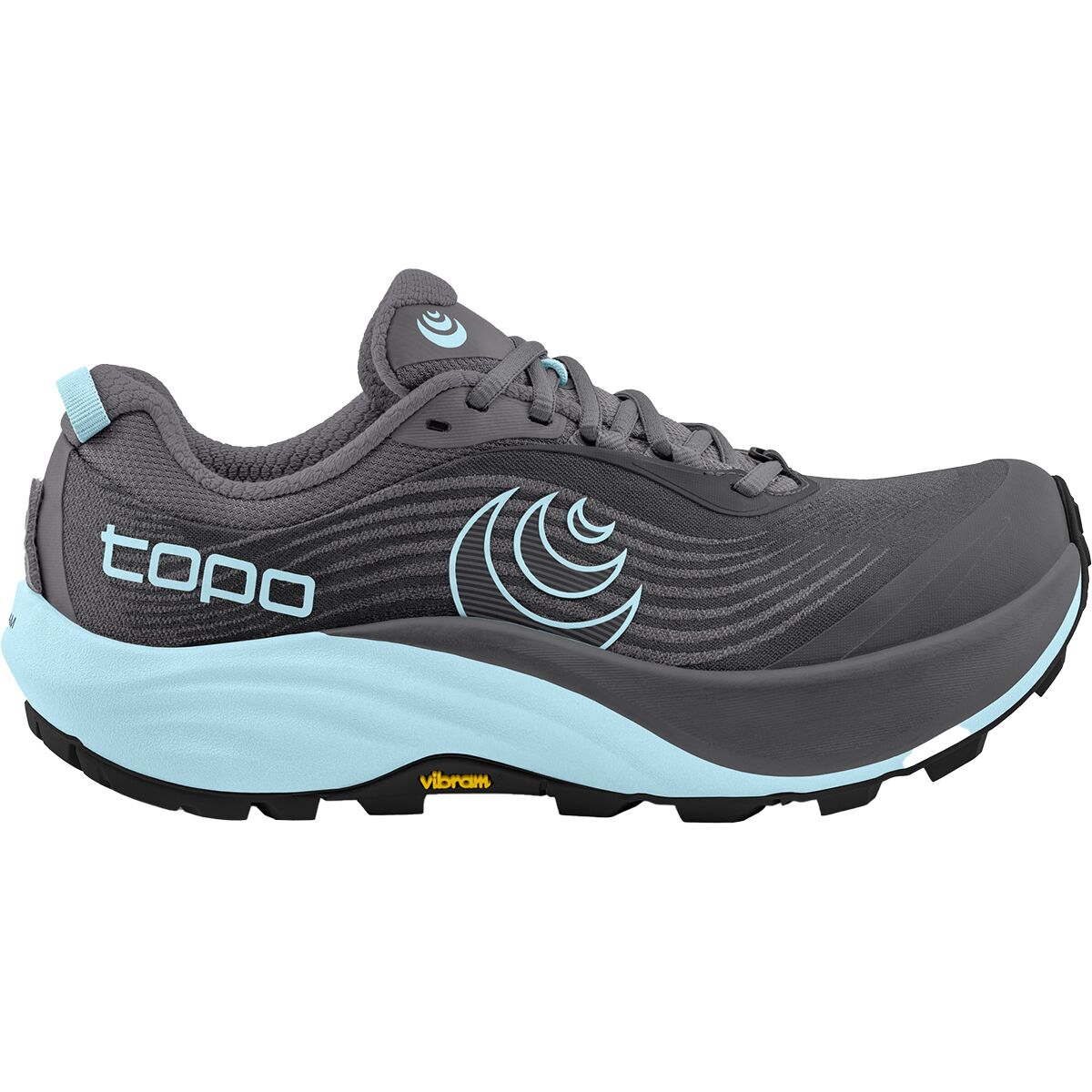 Image of Topo Athletic Pursuit 3 Trail Running Shoe - Women's Grey/Sky, 9.0