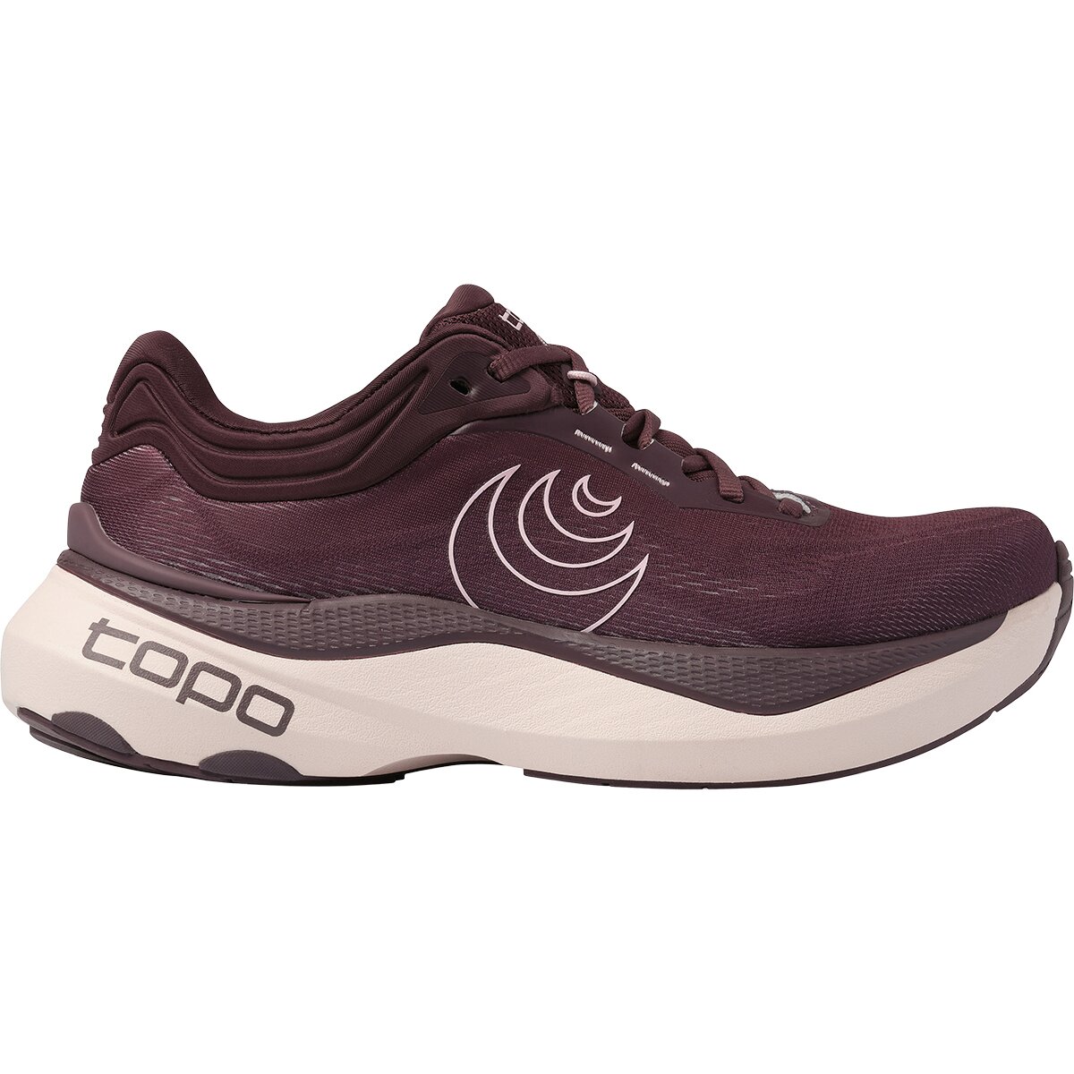 Image of Topo Athletic Aura 2 Running Shoe - Women's Maroon/Pink, 7.0