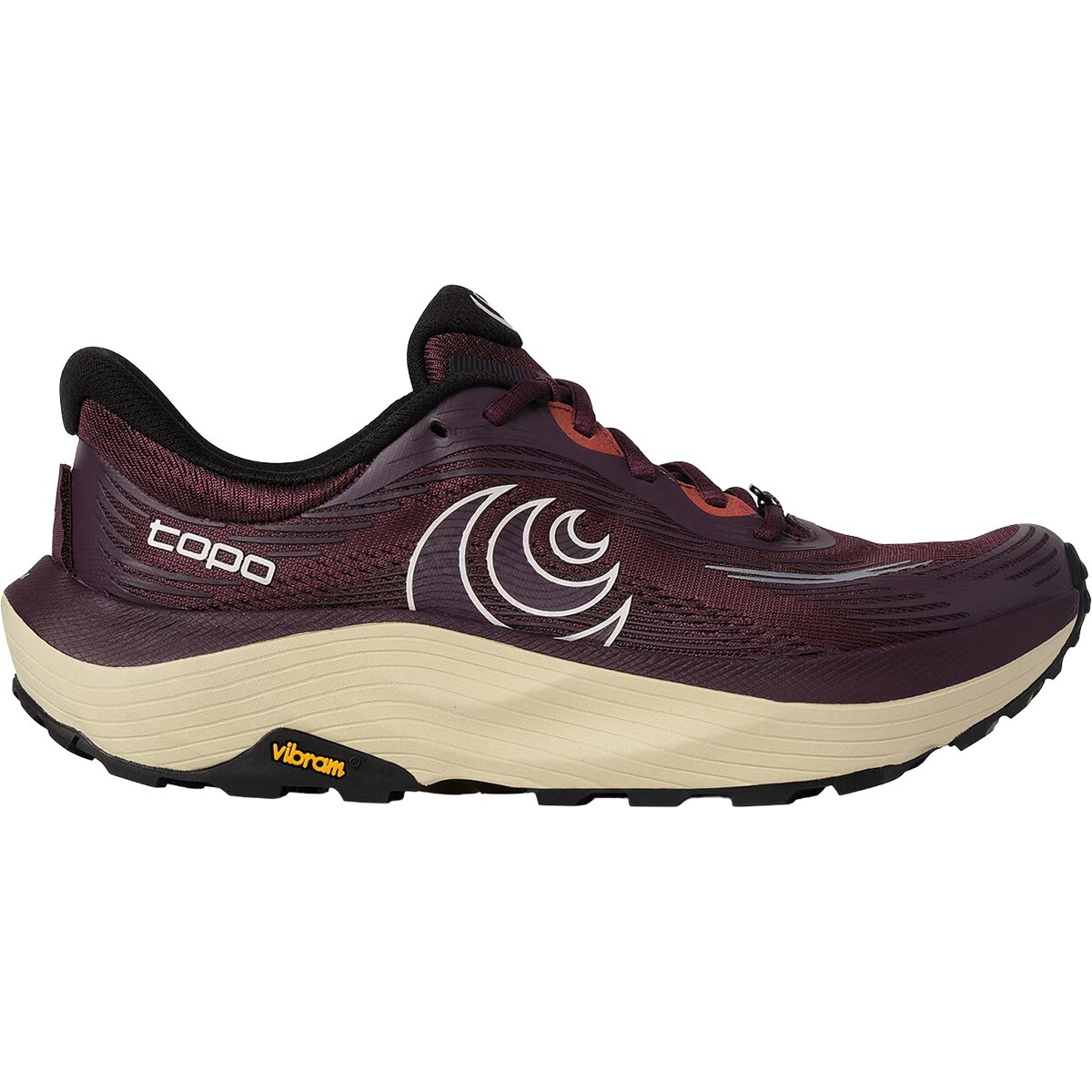 Image of Topo Athletic Ultraventure 5 Trail Running Shoe - Women's Maroon/Tan, 7.0