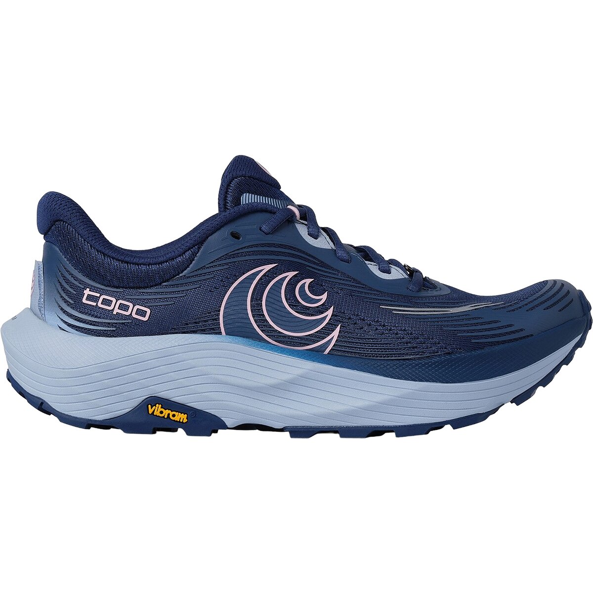 Image of Topo Athletic Ultraventure 5 Trail Running Shoe - Women's Navy/Light Blue, 7.5