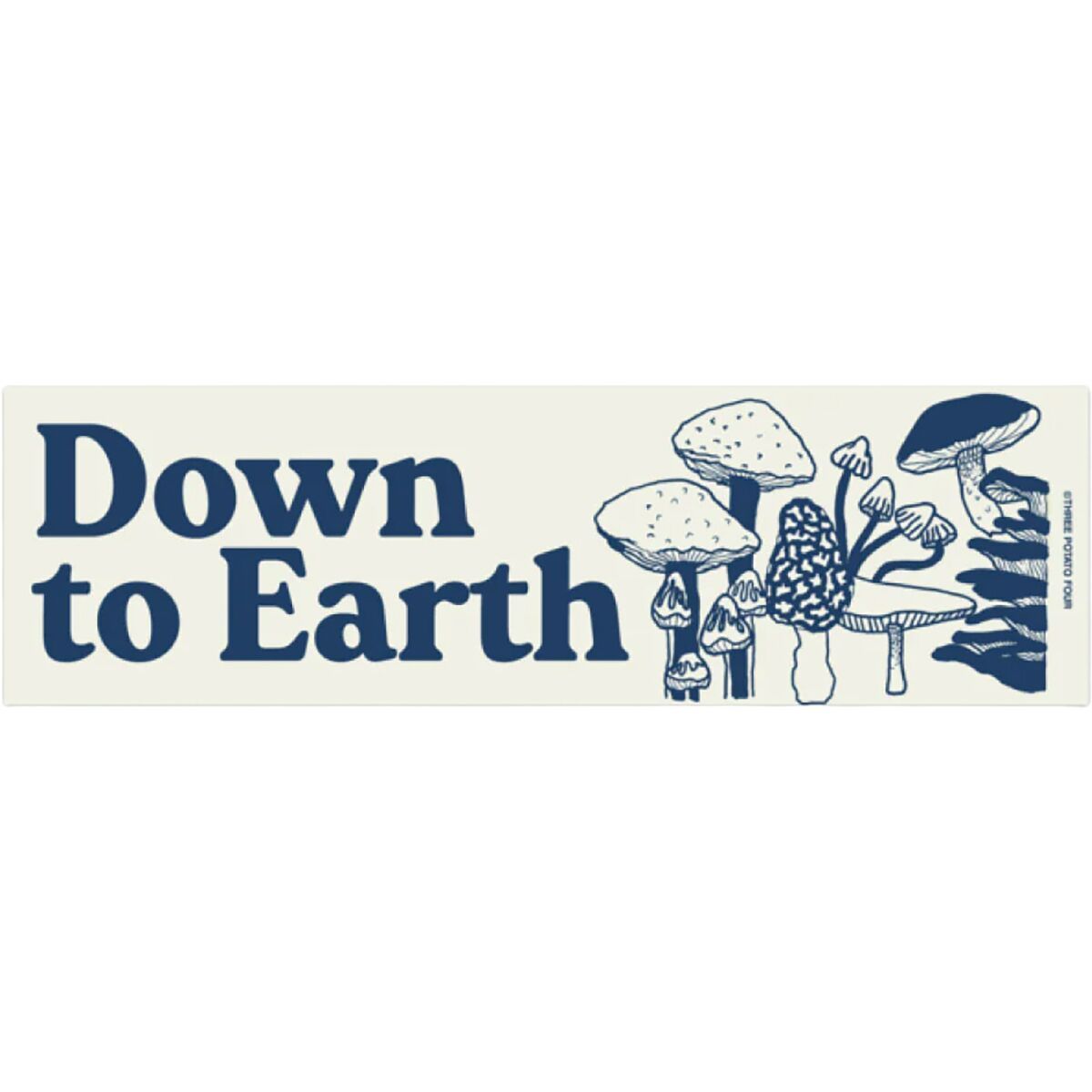 Image of Three Potato Four Bumper Magnet - Down to Earth Mushrooms, One Size