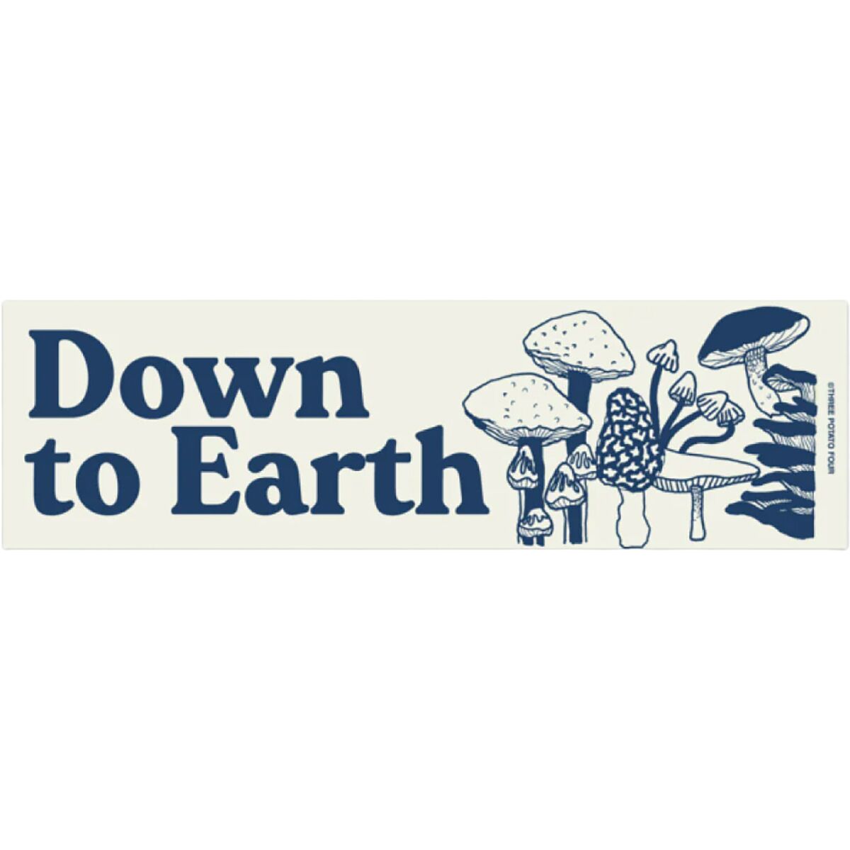 Three Potato Four Three Potato Four Bumper Magnet - Down to Earth Mushrooms, One Size