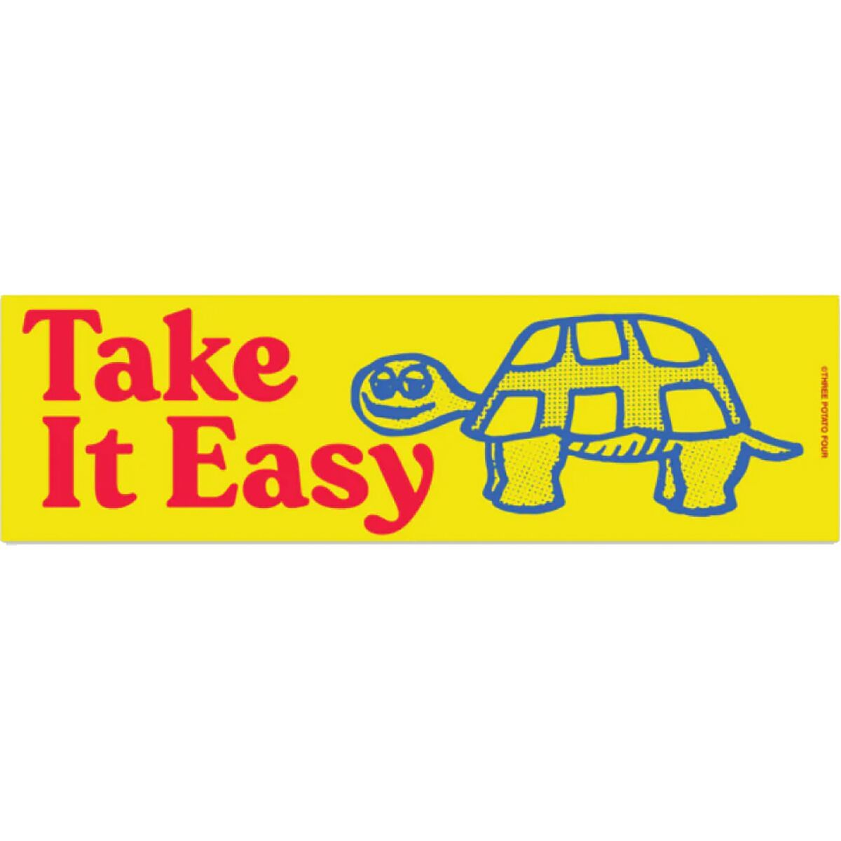 Image of Three Potato Four Bumper Magnet - Take it Easy Yellow, One Size
