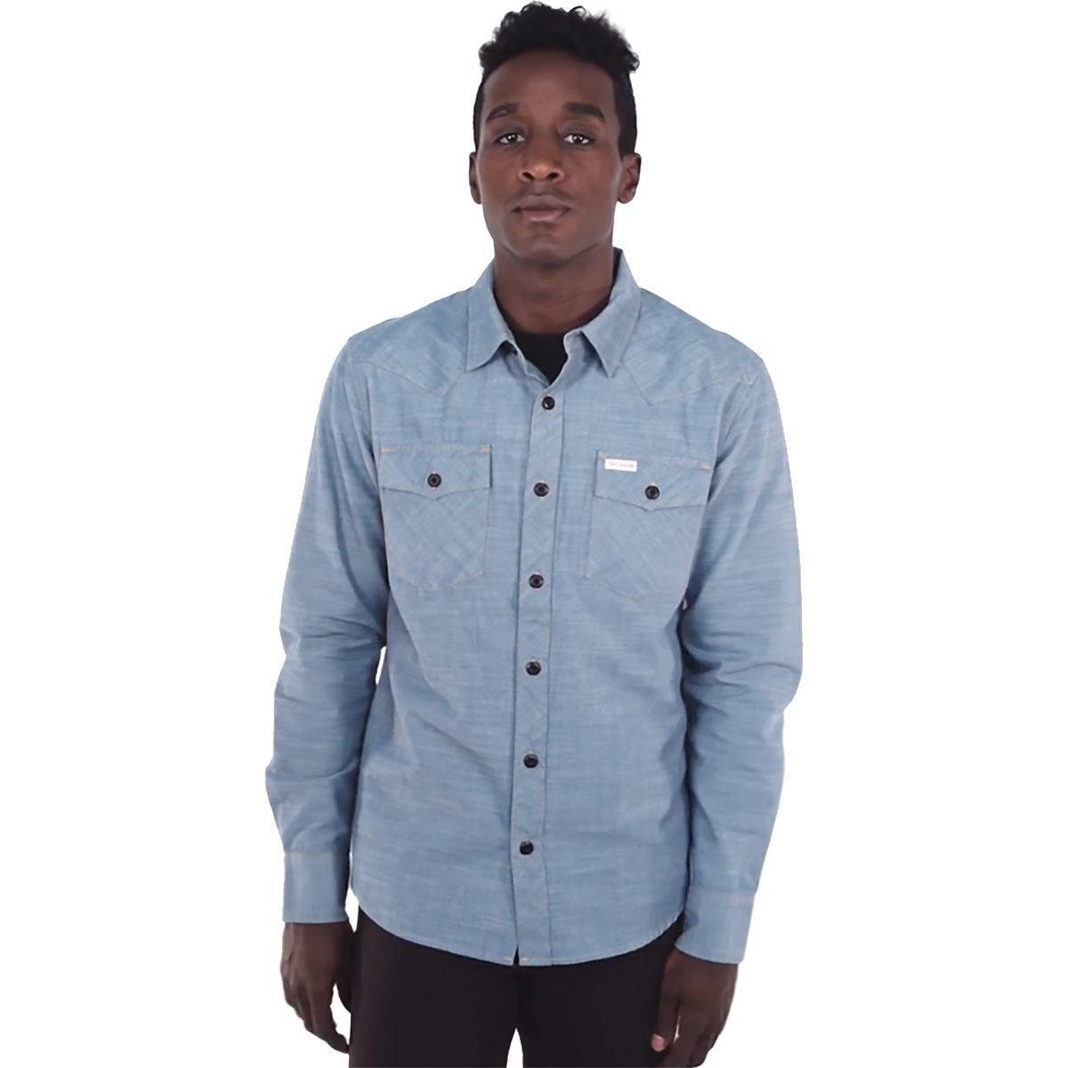 Topo Designs Mountain Chambray Long-Sleeve Shirt - Men's - Clothing